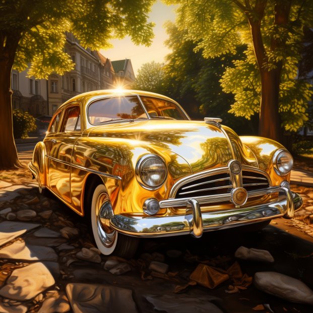 old junk car now treasure